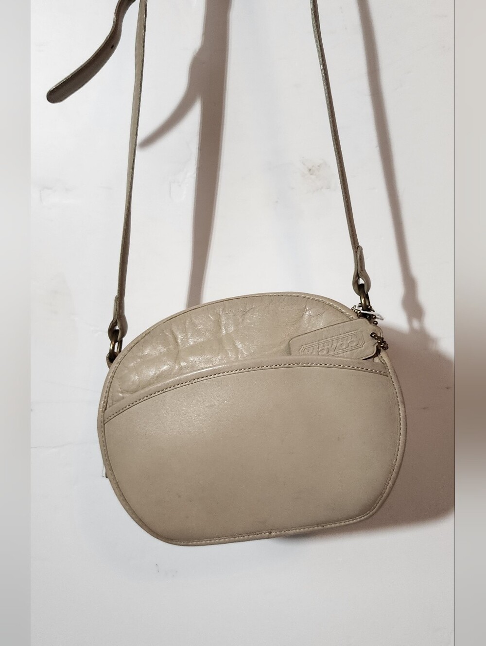 Coach Beige Taupe Crossbody Bag